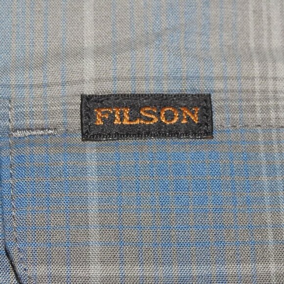 NWT Filson Twin Lakes Sport Long Sleeve Button Up CoolMax Shirt Men's Medium - Picture 5 of 8
